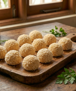 Crispy Cheese Balls Frozen Ready to Fry Snack 12 Piece