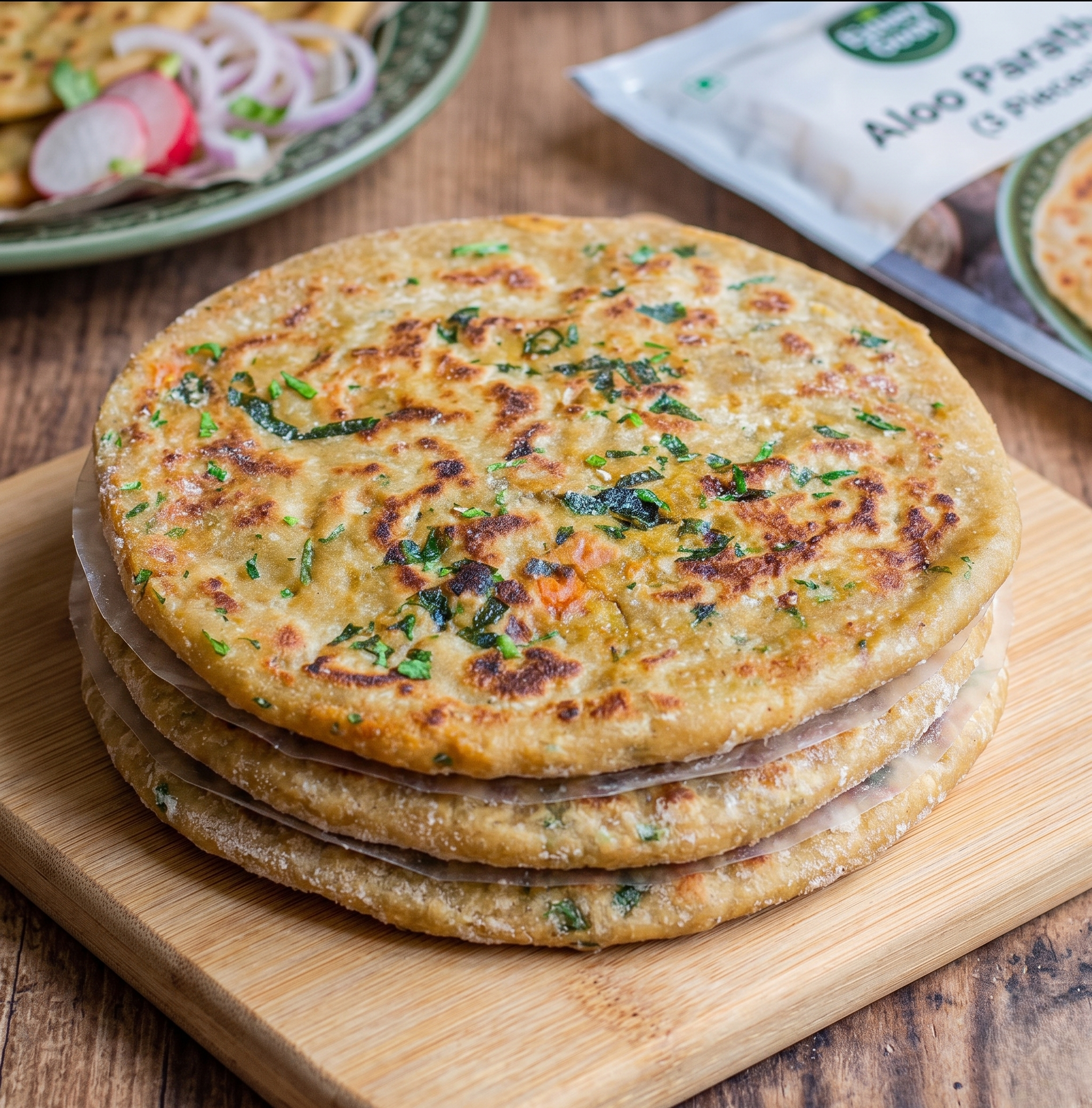 Buy Frozen Aloo Paratha 3pc Online in Lahore Homemade Stuffed Paratha - Image 2