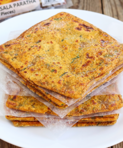 Frozen Masala Paratha 4 Pieces Spicy Layered Paratha Pack