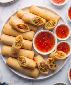 Buy Frozen Spring Vegetable Rolls 12 Pieces Crispy Veg Snack Pack