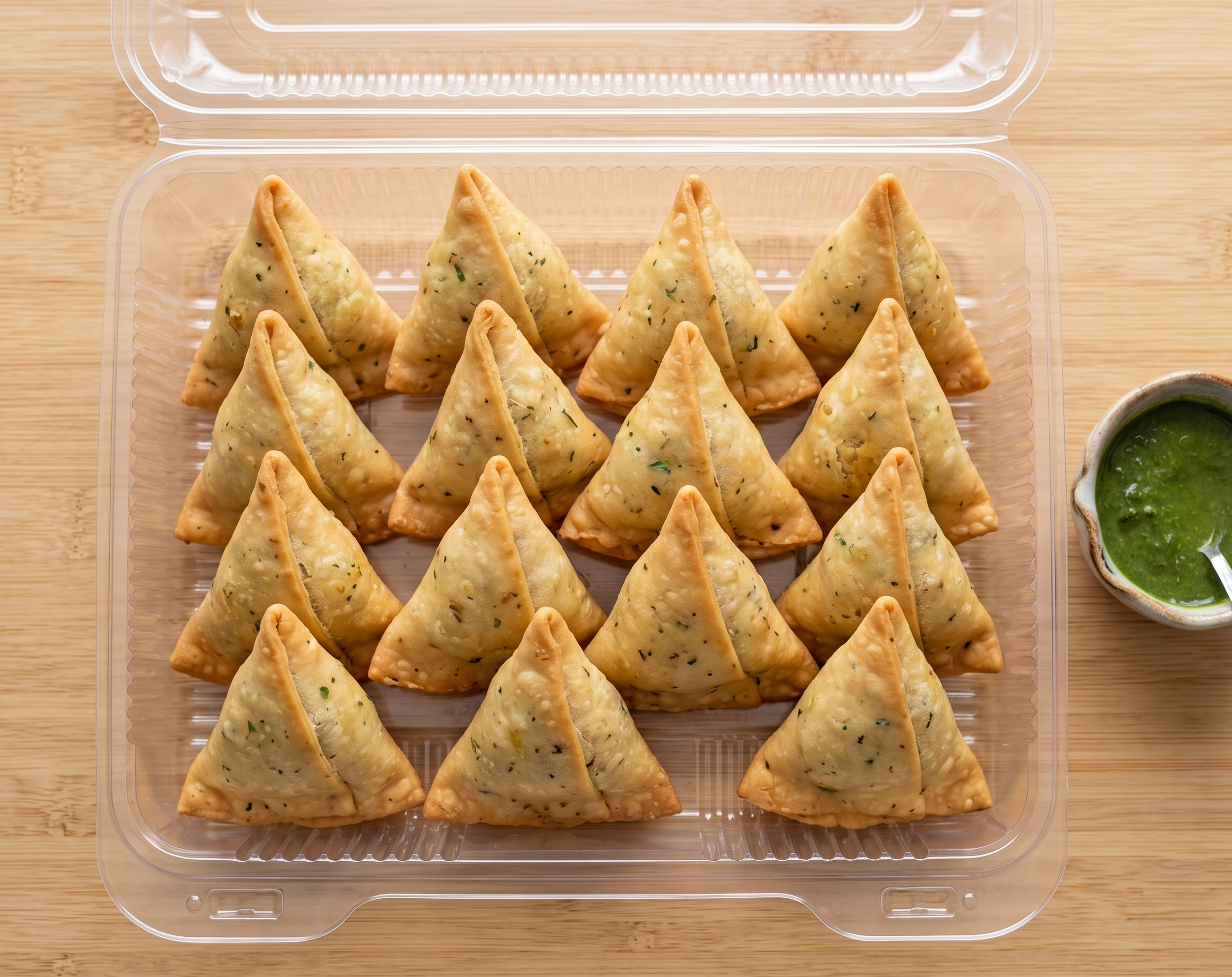 Buy Frozen Samosas Online 12pc (Aloo, Chicken & Beef) Variety Pack - Image 2