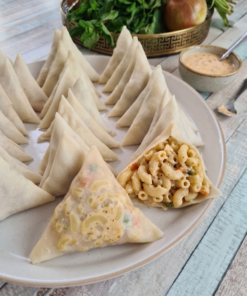 Buy Frozen Macaroni Samosa Crispy Snack 12pc Pack